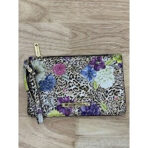Betseyville Cheetah Flower Print Wristlet Mini‎ Handbag BETSEY JOHNSON #38